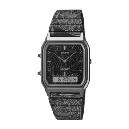 Casio Vintage AQ-230EBLT-1 Self Adjustable Band Unisex Men watch 